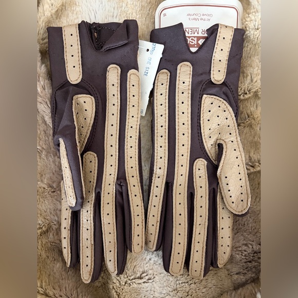 NWT  Vintage The Original Isotoner Women Brown Beige Original Packaging One Size - Picture 3 of 3